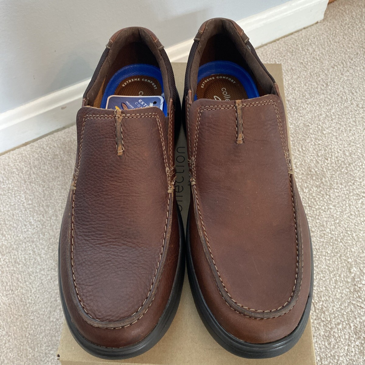 Clarks Bradley Free Brown Mens 7 Shoes Sneakers Slip On Leather Comfort 26154366 Men main image 4