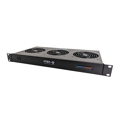 Neu verpackt Penn Elcom 1HE leiser Rack-Lüfter COOLRAC FT01-Q drei Lüfter Dunstabzugshaube