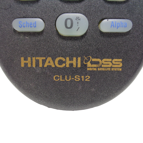 Hitachi CLU-S12 Pre-Owned DSS Digital Satellite TV Receiver Remote Control, Fact - Picture 2 of 8