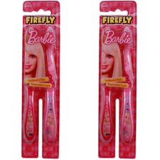 Pack of 2 New Barbie Toothbrush Twin Pack By Smile Guard Dr. Fresh