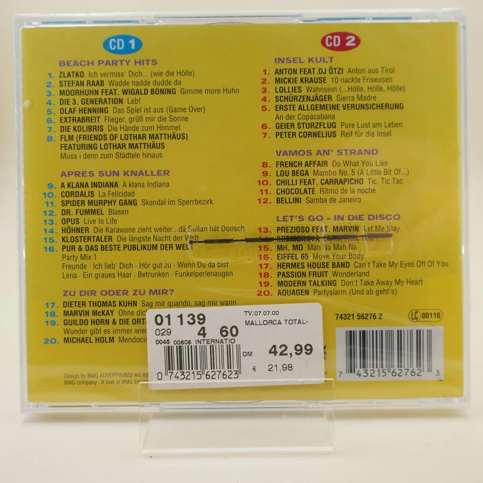 Various - Mallorca Total Das Ballert, Mann | CD | Zustand Neu / OVP - Bild 2 von 2