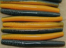 4" Finesse Stick Crawdad Ned Rig Type Worm 50 pack Bulk Plastics