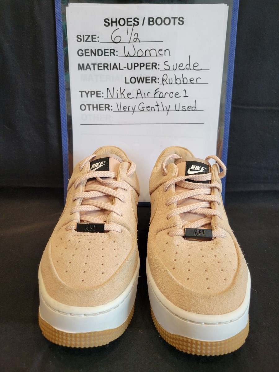 スニーカー Nike Air Force 1 Sage Low Barely Rose (W) Nike Air Force 1 Sage Low Barely Rose Sneaker Shoes Sz 6.5