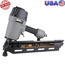 Pneumatic 21 Degree Framing Nailer Anti-Dry-Fire Mechanism Dual Mode Trigger New