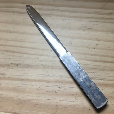 Vintage 1930s Silver Plated Letter Opener Monogramed WCA 9.25''L x0.75''W ***Read