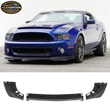 Fits 10-14 Ford Mustang GT500 Front Bumper Lip Spoiler Splitter 3pcs