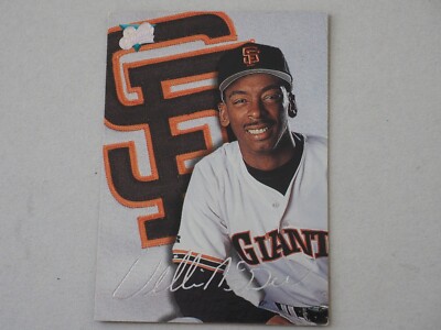 1993 LEAF STUDIO BASEBALL WILLIE MCGEE SAN FRANCISCO GIANTS #179