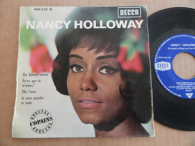 NANCY HOLLOWAY 45T PLATTE '' ZEHN GUTE GRÜNDE '' 
