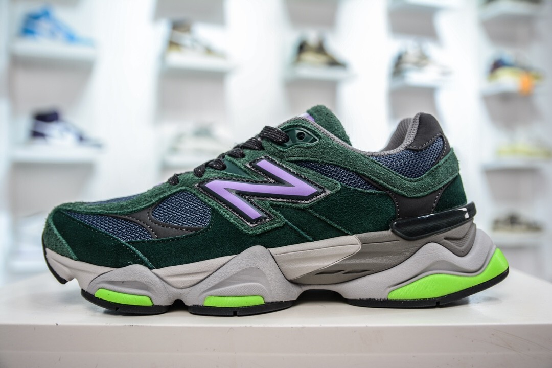 New Balance NB9060 Dark Green Suede U9060GRE | eBay