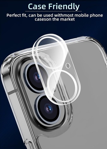 For Apple iPhone 16 Plus Camera Lens Rear Tempered Glass Protector Guard Cover - 第 3/12 張圖片