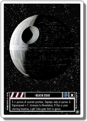 Death Star (DS system) [***] A NEW HOPE WB REVISED WHITE BORDER star wars ccg