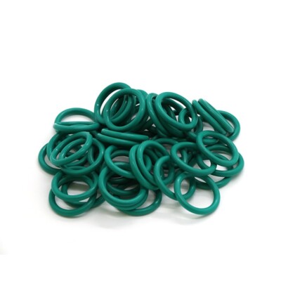 3.5 mm FKM O-Ring Rubber Seal Washer Green O Ring OD 10mm-70mm -20  - 260 