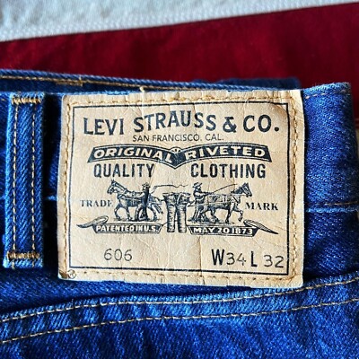🇺🇸Made in USA Levi's Vintage Clothing 606 Super Slim Rigid Jeans