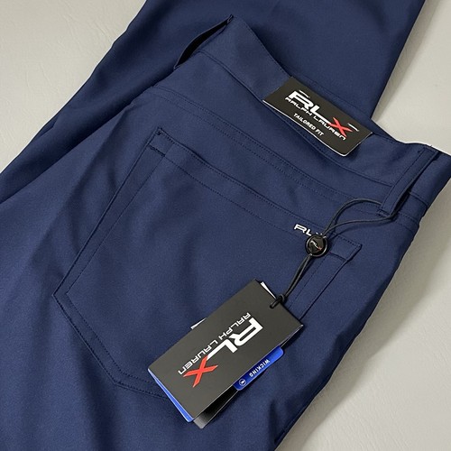 RLX Ralph Lauren Golf Pants Tailored Fit Stretch Mens 34 x 32 Navy
