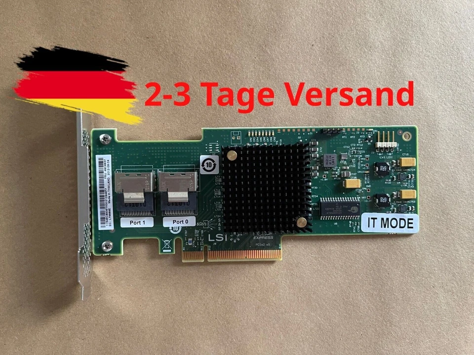 IBM M1015 (LSI SAS9200-8i) 6Gbps SATA/SAS HBA IT Mode for FreeNas Unraid ZFS - Image 3 of 4