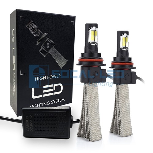 9007 LED Headlight Bulbs Kit Hi/Low Beam 6000K For Ford