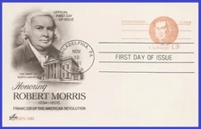 USA5 #UY34 U/A ARTCRAFT FDC   Robert Morris