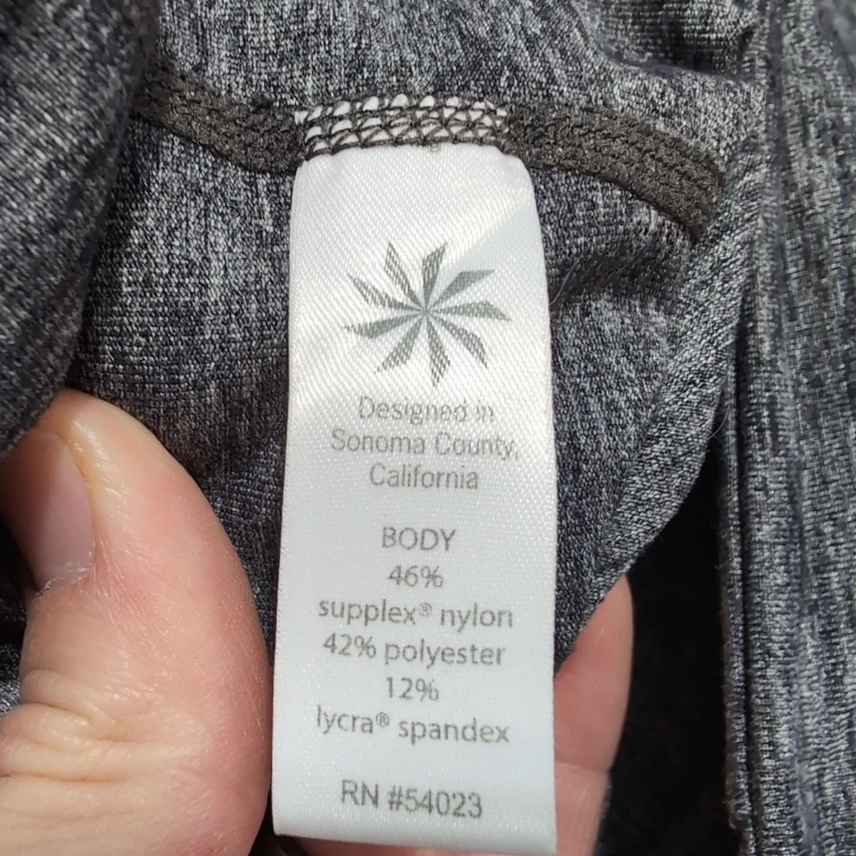 Leggings Athleta Chaturanga Knicker Crop Gris Yoga Capri Pequeños 26"x20" Foto 4 de 4