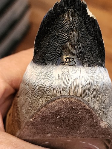 Mallard Duck Decoy, Shaker Prairie Shop, Jules A. Bouillet 7" x 3.25" x 3.5" - Picture 6 of 9