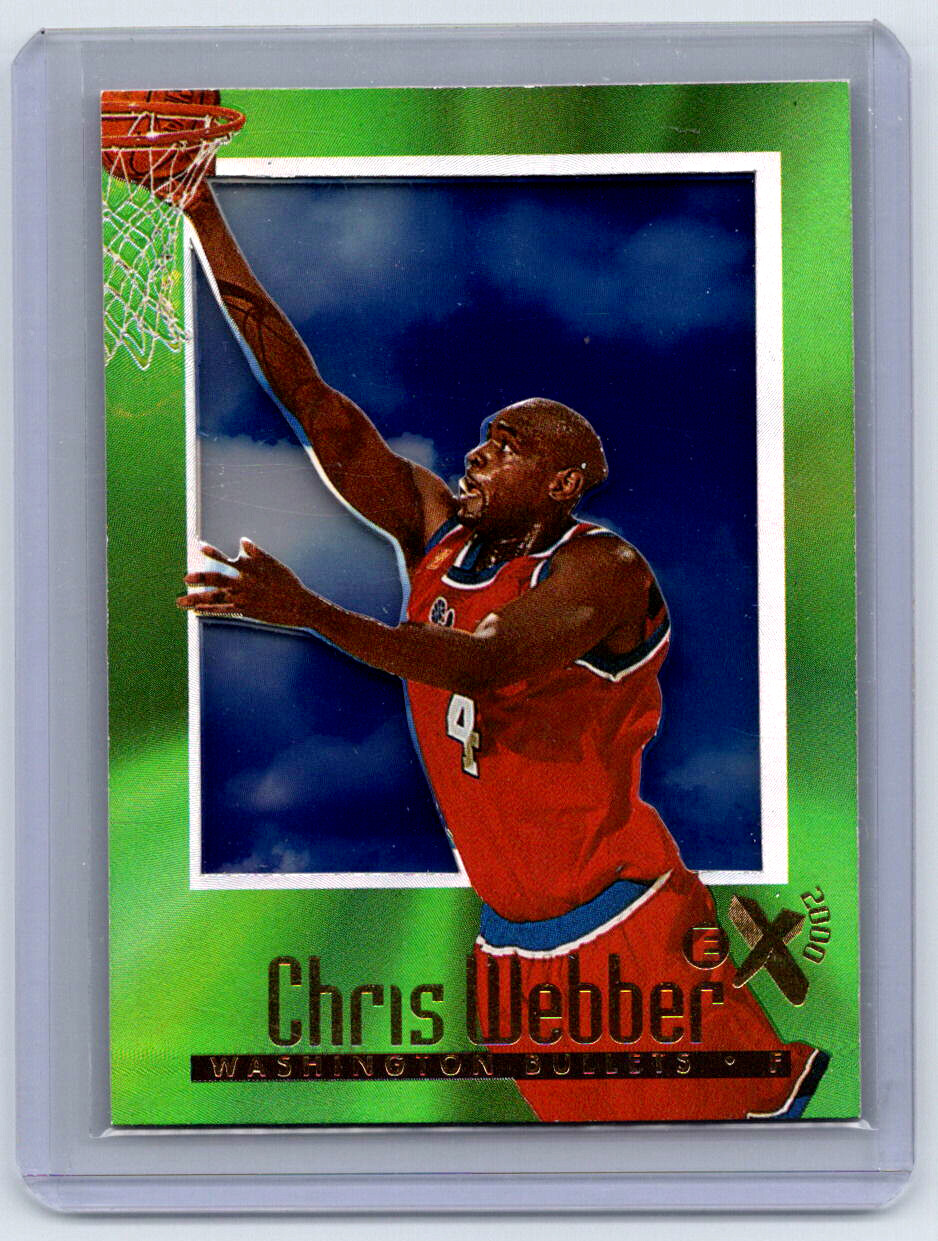 1996 E-X2000 Chris Webber #80 Washington Bullets