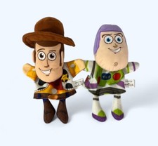 Hallmark Disney Pixar Toy Story Buzz  Woody Hand Puppet 10  Plush Head