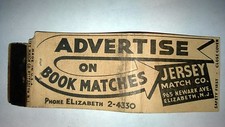 RARE OLD Vintage "Advertise on Book Matches" matchbook.MADE IN USA