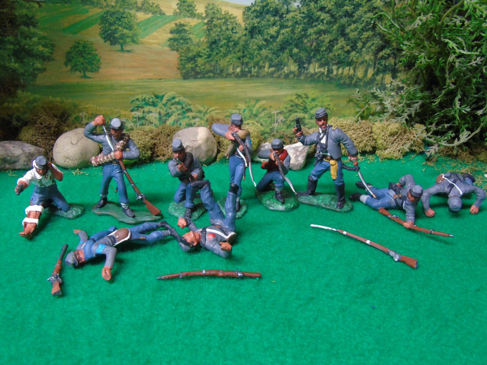 HAND PAINTED CIVIL WAR SOLDIERS eBay
