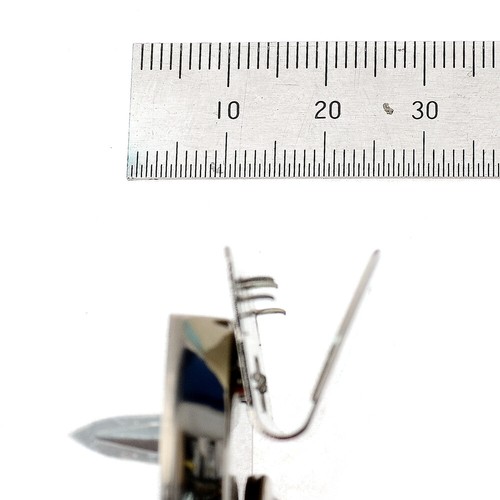 Cerradura de llave AMIET/M 40888.313 Estampillada sin montar/ Cerraduras de llave de alta calidad/cerraduras abatibles para bolsas - Imagen 9 de 9