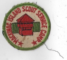 Mackinac Isalnd Scout Service Camp BSA Patch GREEN Bdr. (SEWN) [CA4156]