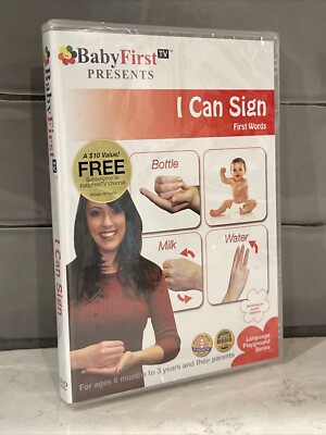 BabyFirstTV Presents - I Can Sign (DVD, 2008) ***NEW/SEALED