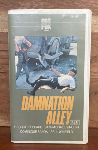Damnation Alley Jack Smight CBS Fox Hardcase PGR 1977 VHS Movie - 第 1/9 張圖片