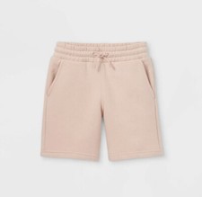 Cat  Jack - Kids' Knit Jogger Shorts - Color Peach - Size XS
