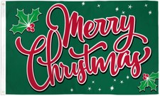 Merry Christmas Flag 3x5ft Merry Xmas Sparkles Flag Xmas Decor Santa Claus