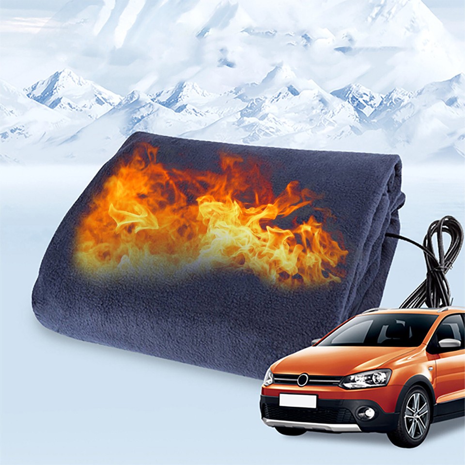 12V Car Electric Blanket Travel Camping Lightweight Portable Winter