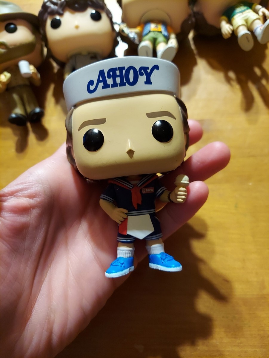 Funko Pop Stranger Things LOOSE Steve with Ice Cream Cone Ahoy