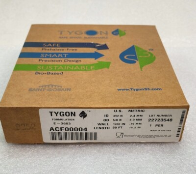 Tygon E-3603 Tubing, 3/32'' ID x 5/32'' OD; 50 Ft,   PN: ACF00004