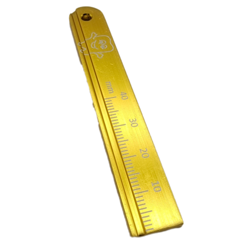 4 Pcs Aluminium Dental Endo Rulers Span Measure Scale Endodontic ...