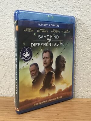 Same Kind of Different as Me (Blu-Ray + Digital, 2018) Dove Approved SEALED