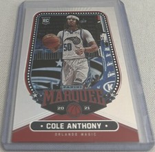 2020-21 Chronicles Marquee Basketball Cole Anthony Orlando Magic Rookie #251