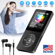 2024 Portable Bluetooth5.4 MP4/MP3 Lossless Music Player Media FM Radio Recorder
