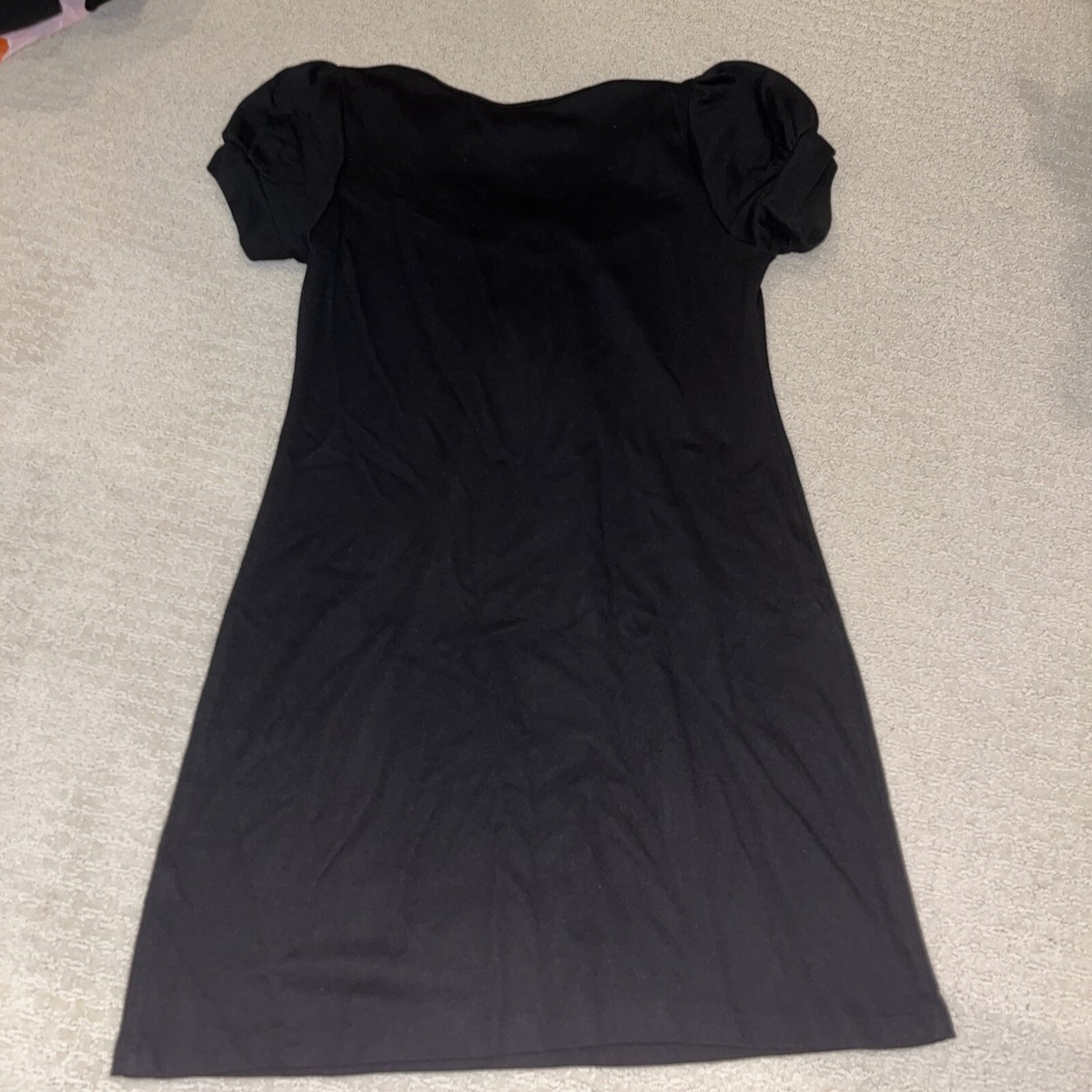 enfocus studio black dress Enfocus Studio Black/Gray Sweater Dress Size 8