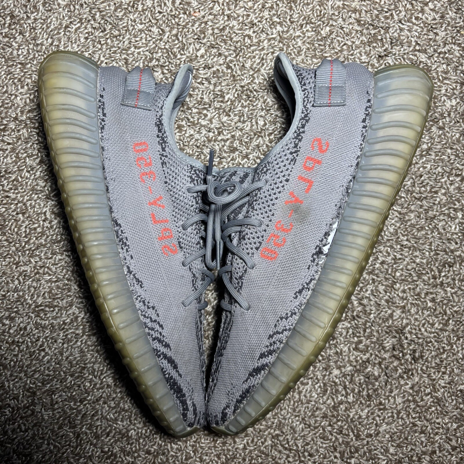 Size 13 - adidas Yeezy Boost 350 V2 Low Beluga 2.0 AH2203 HAS FLAWS AS SHOWN