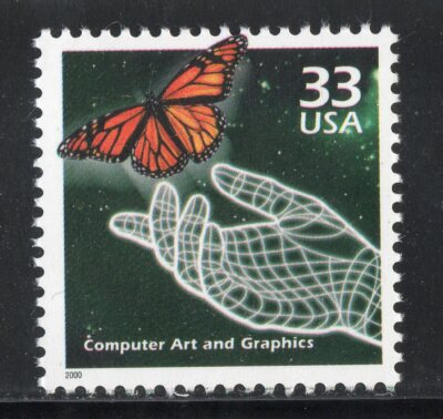 3191f * COMPUTER ART AND GRAPHICS  *  U.S. Postage Stamp MNH * CELEBRATE CENTURY