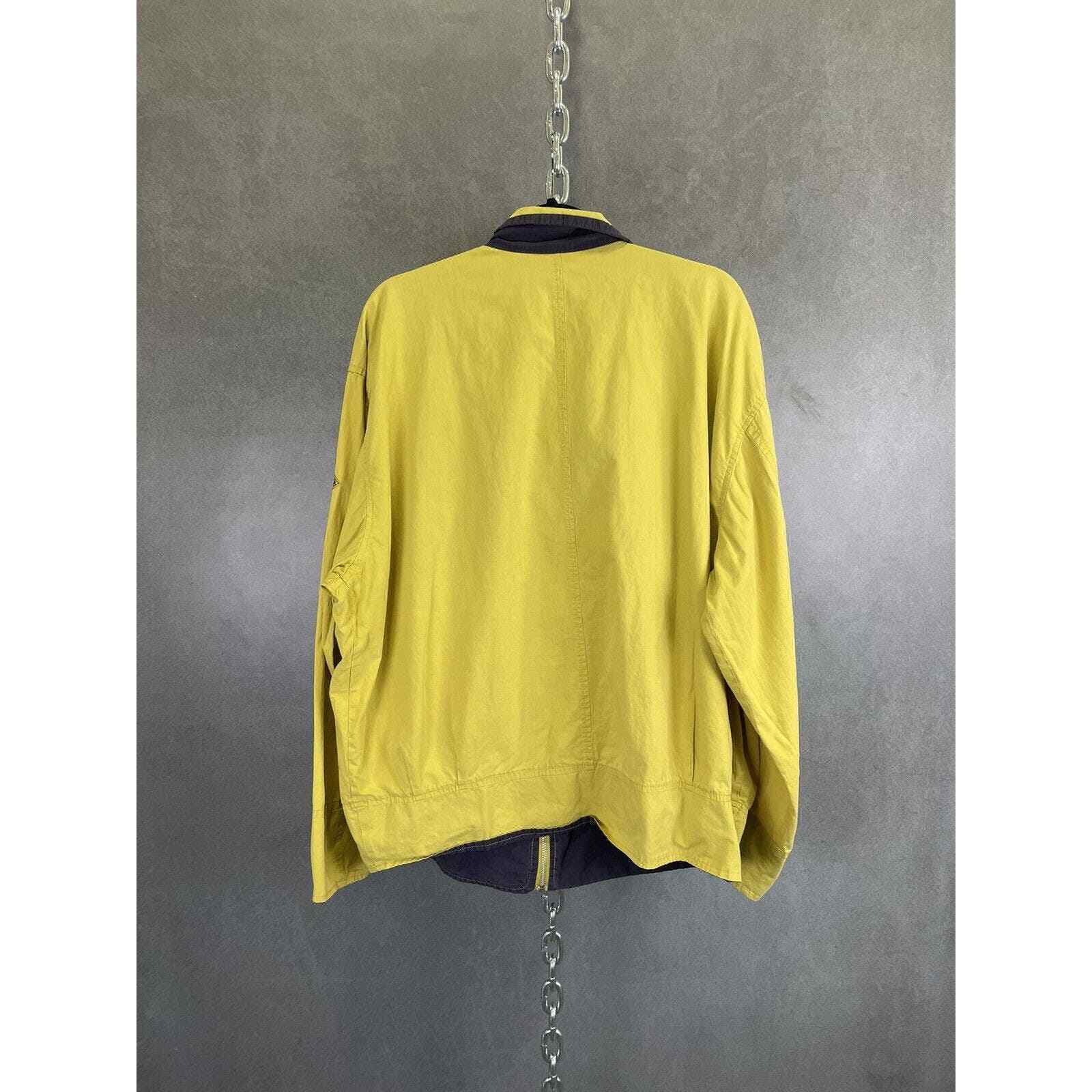 FILA Giacca nylon giallo canottaggio MASH vintage anni 90 gorp rara L
