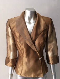gold formal blouse
