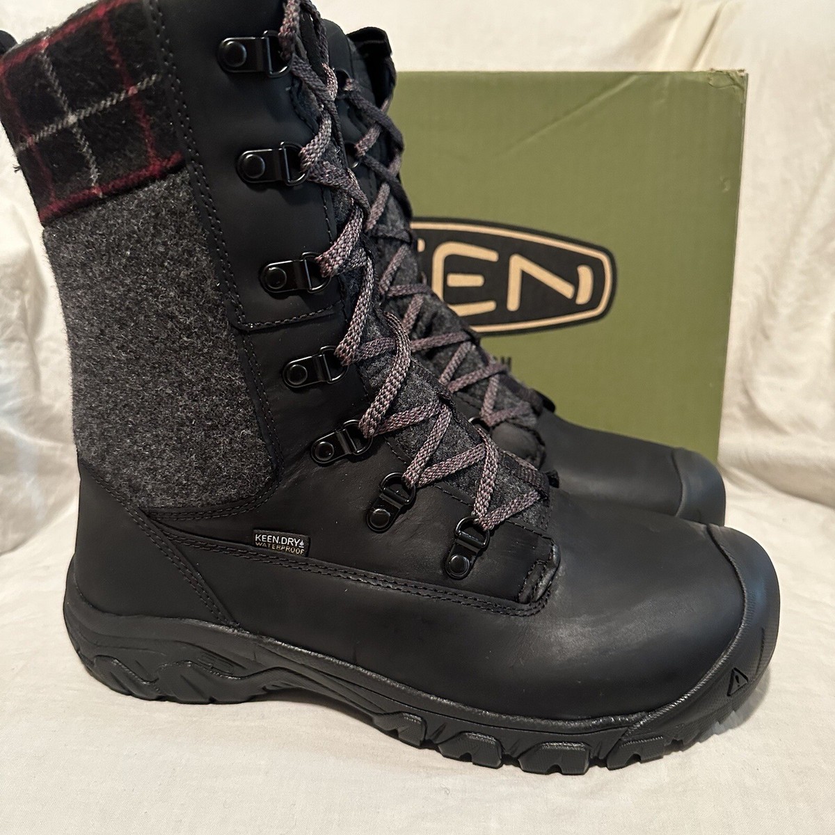 NEW KEEN Women's Size M Greta Tall Waterproof Insulated Boots