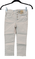 There Abouts Girls Size 4 Reg Pants Super Flex Skinny Tan Stone Button Fly Khaki