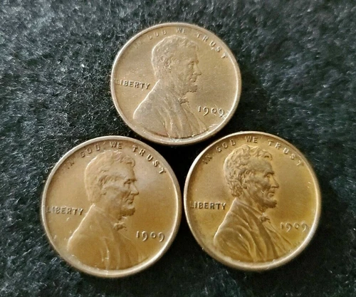 ✯ 1909 P VDB Lincoln Cent ✯ 1x From Estate Hoard Penny Rare ✯ VF XF