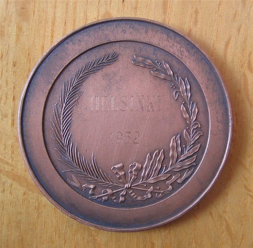 Bronze Participation Medal FINA Swimming Gala 1952 Olympic Games Helsinki - Picture 4 of 7