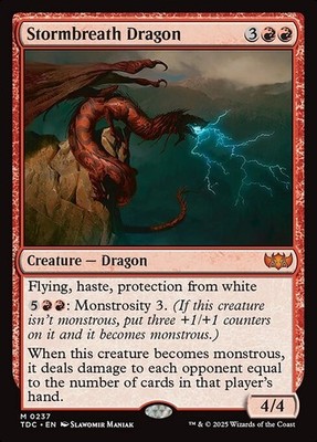 Stormbreath Dragon 237 M Normal TDC MTG NM